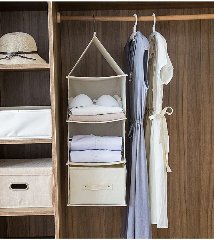 Хлопковый шкаф подвесной Органайзер шкаф ящик одежды полотенца нижнее белье хранение одежды домашняя Организация аксессуары