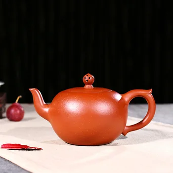 

Yixing Pottery Teapot Quality Goods Famous Manual Raw Ore Buddhism And Buddhism One Bead Pot Kungfu Online Teapot Tea Set Suit