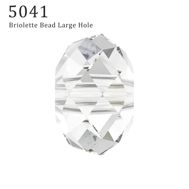 (1 шт.) 100% оригинальный кристалл Swarovski 5041 бусины Briolette (большое отверстие) Стразы