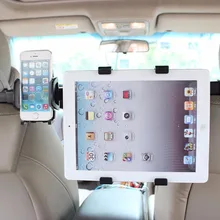 2 в 1 Premium Center Автокресло Подголовник крепление универсальные Hands Free Планшеты + смартфон Колыбели держатель для каблук 10 см телефоны 18 см колодки