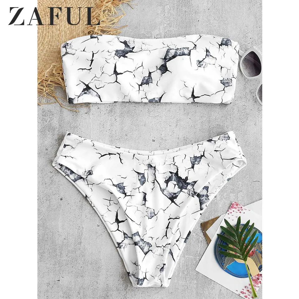 marble bikini zaful