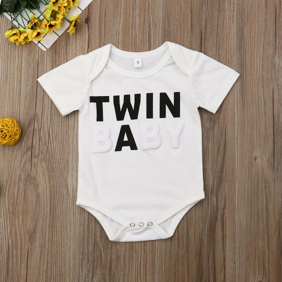Newborn Baby Boy Girls Short Sleeve Romper Jumpsuit Bodysuit Outfits Clothes