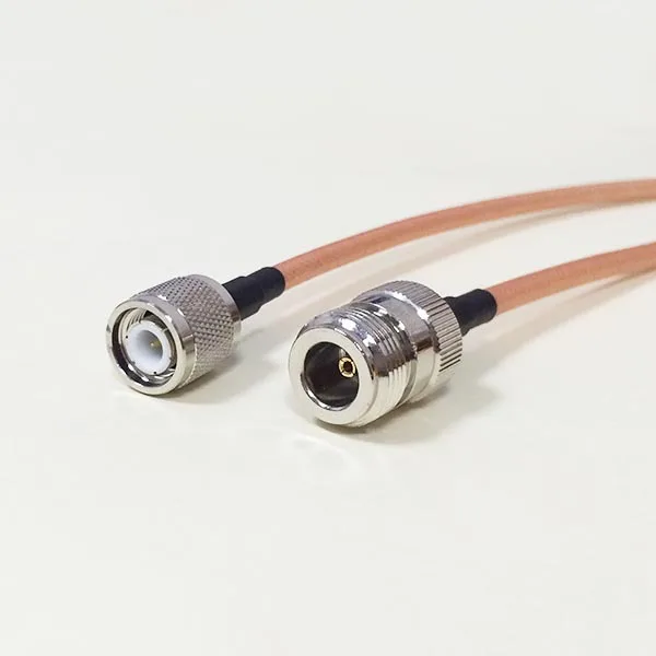 

High quality low-attenuation TNC Male Plug Connector Switch N Female Jack Connector RG142 50CM 20" Adapter