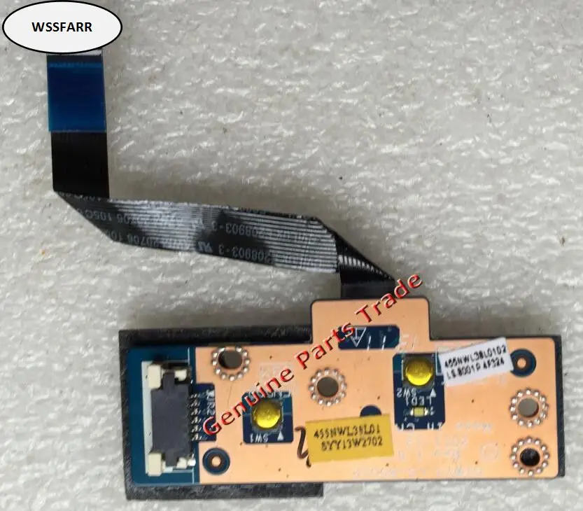 Оригинальная панель Power Media Button для Lenovo Y580 Y480 Y485 Series QIWY3 LS 8001P протестирована