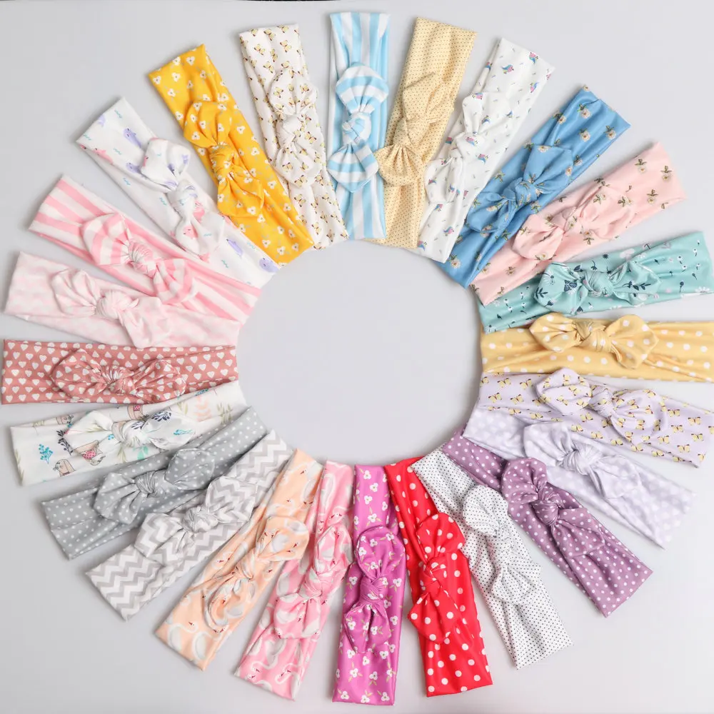 

3 Pcs/set Rabbit ear baby headband Elastic Head Bands For Baby Girls Headband For Children Tuban Baby Baby Accessories Hair Set