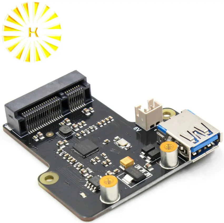 Raspberry pi X850 mSATA SSD festplatte expansion board unterstützt 1 TB USB 3.0 Stecker
