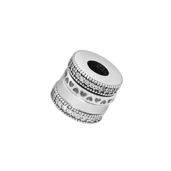 

Spinning Hearts Charm Silver Beads For Jewelry Making Fits Sterling Silver Jewelry Bracelets For Woman DIY Jewelry