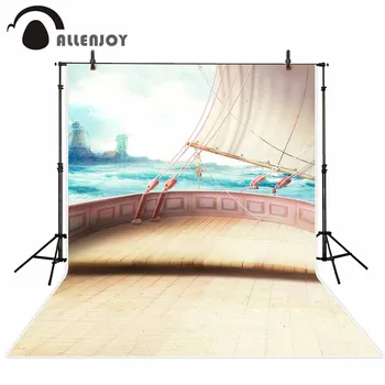 

Allenjoy background Deck ship windmill sea children background backdrop photo backdrop photocall photo backdrops