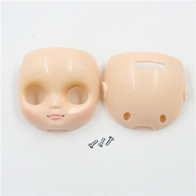 1/8 bjd blyth Middie кукла аксессуары Лицевая панель для тела глаза головы eyechips 1/8 - Цвет: transparent face