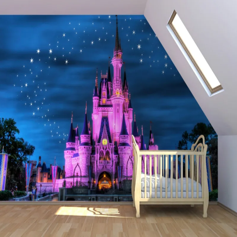 3D обои для стен 3d обои для дома принцесса детская комната обои перспектива розовый Романтическая любовь для спальни