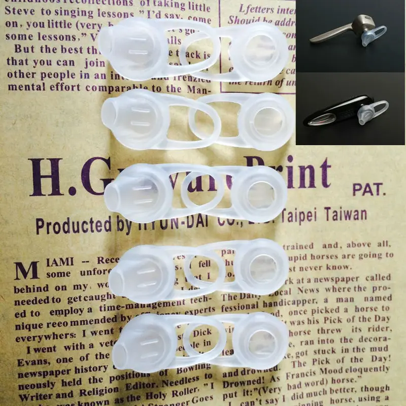 

2018 BCMaster 10PCS Replacement Silicone Gel Eartips Ear Tips Earbuds For Bluetooth Headset Accessories Anti Dust