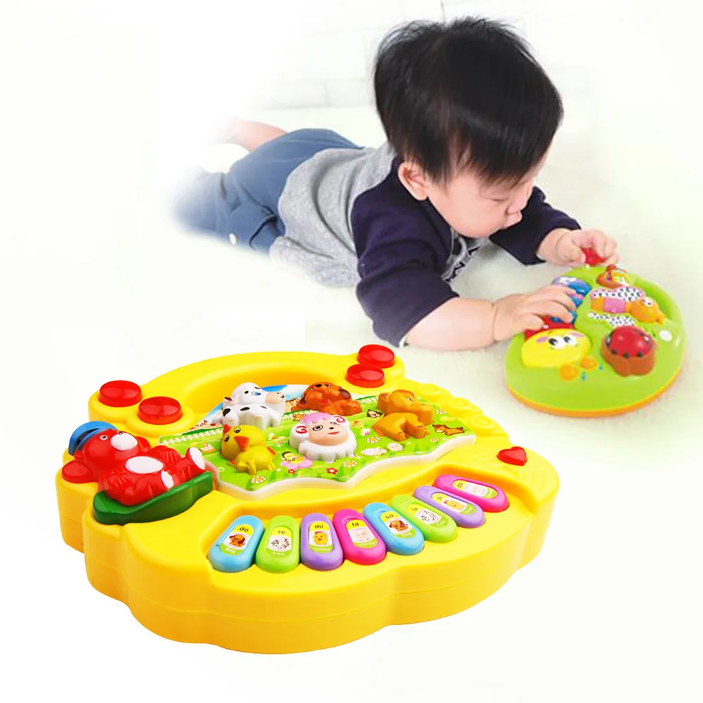 Canciones de música inteligente Juguetes granja Pianos música popular Kid colorido desarrollo brinquedo educativo regalo de cumpleaños Canciones de música inteligente Juguetes granja Pianos música popular Kid colorido desarrollo brinquedo educativo regalo de cumpleaños