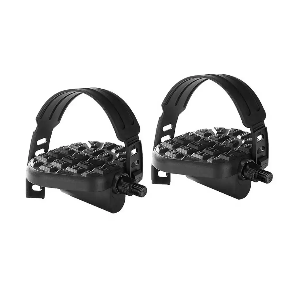 2PCS Non Slip Bike Pedals Durable Magnetic Exercise Bike Pedal Universal Sport Bicycle Accessories Ultralight Plastic Footboards