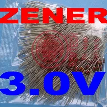 500 шт./лот) 3.0 В 1/2 Вт стабилитрон, 0.5 Вт, сделать-35 пакет