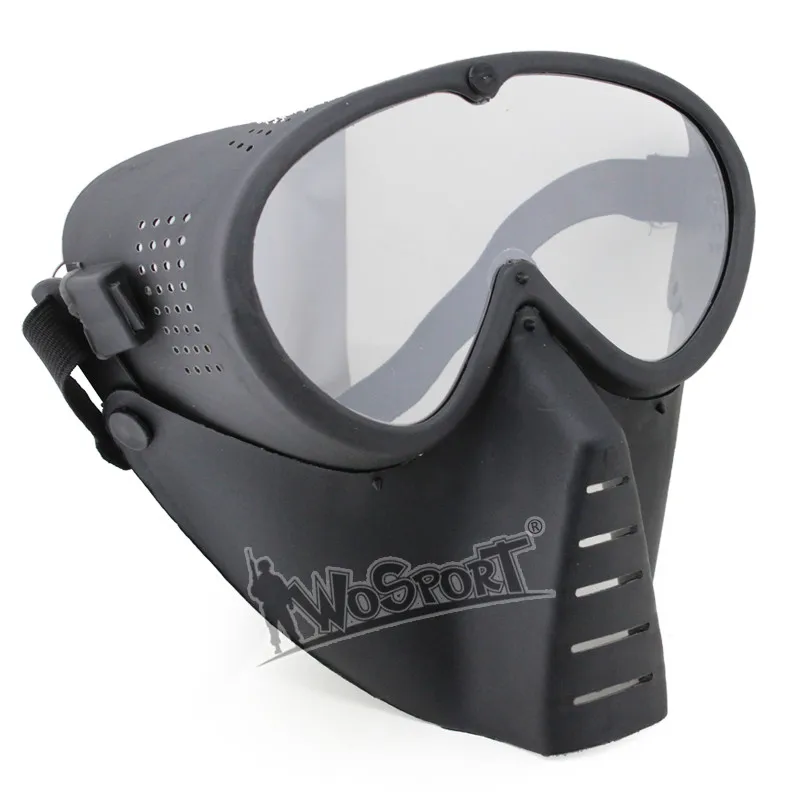 Buy WoSporT Full Face Airsoft Helmet Mask Big Vision