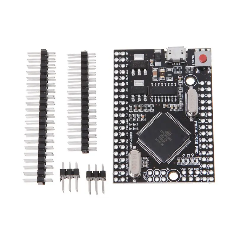 

Mega2560 Pro Development Board CH340G/ATmega2560-16AU Chip With Male Pinheaders