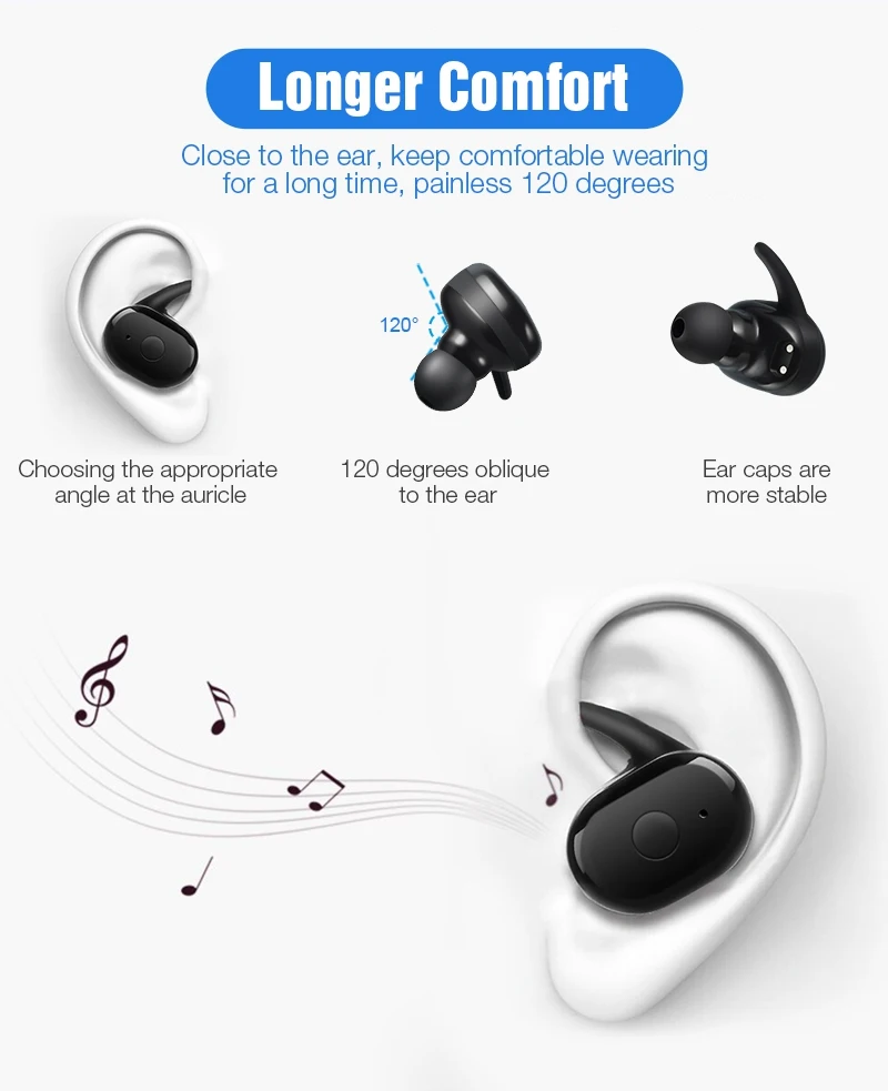 Artisome Bluetooth 5.0 Earphones TWS Bluetooth Wireless Headphones Music Wireless Earphones With Charging Box PK i10 tws i12    7