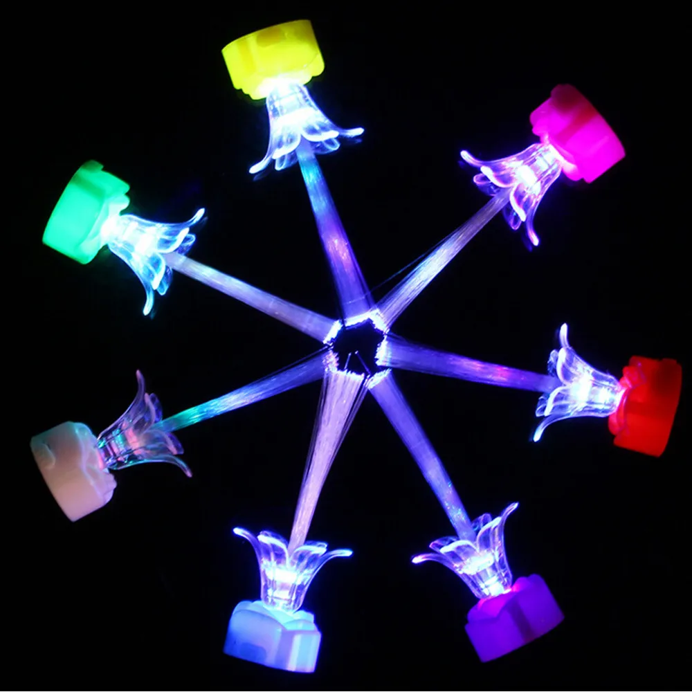 2019 Christmas Creative Toys For Children Colorful Shiny Flash Rose Children Interesting Plum Blossom Light Toys Gifts For Kids