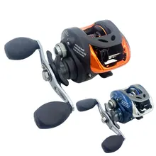 Рыболовная катушка для заброса приманки катушка 10+ 1BB 6,3: 1 соотношение желтый/синий AF103 Карп Рыболовные катушки carretilha de pesca