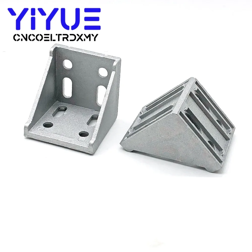 6060 Corner Fitting Angle 60x60 Decorative Brackets Aluminum Profile Accessories L Connector (7)