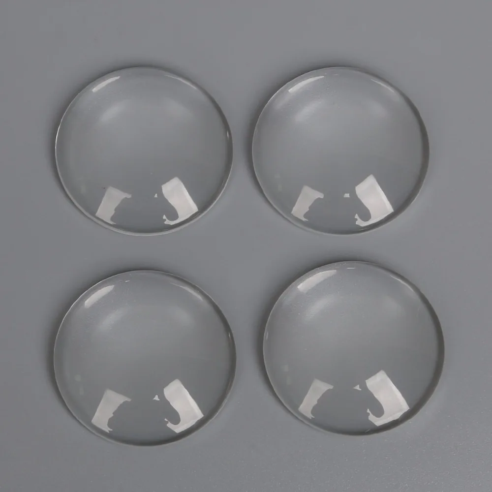 10-50pcs 3D Transparent Round Cabochon epoxy adhesive stickers for Bottle Caps Craft DIY