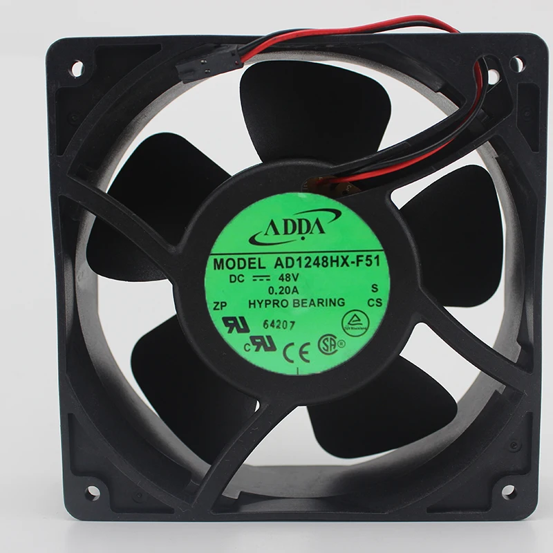 

Brand New Original AD1248HX-F51 12038 48V 0.20A Aluminum Frame