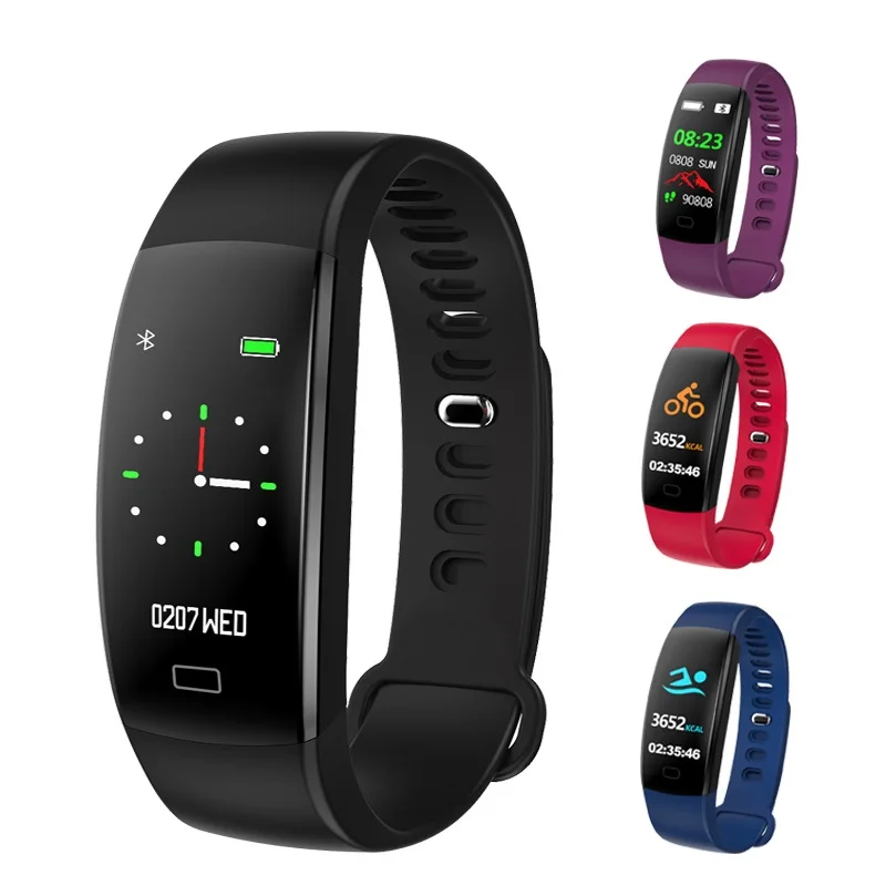 QUNIWO умный Браслет пульсометр браслет фитнес для Android iOS PK xio mi Band 2 Fitbits умные