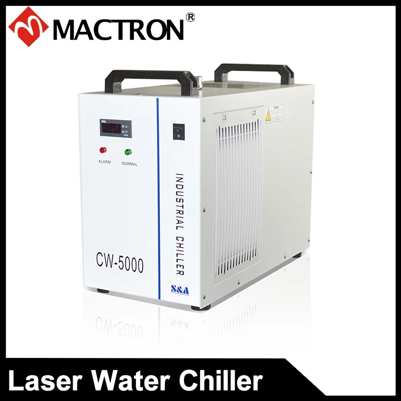 Aukštos kokybės pramoninis lazeriu aušinamas vandens aušintuvas 110V 60Hz CW5000DG lazerinė aušinimo sistema