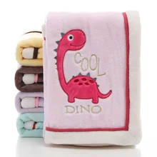 Buy Cartoon Baby Blankets Infant Bebes Stroller Bedding Blanket Covers Super Soft Newborn Swaddle Wrpper Kids Trowing Quilt 100*75cm Free Shipping
