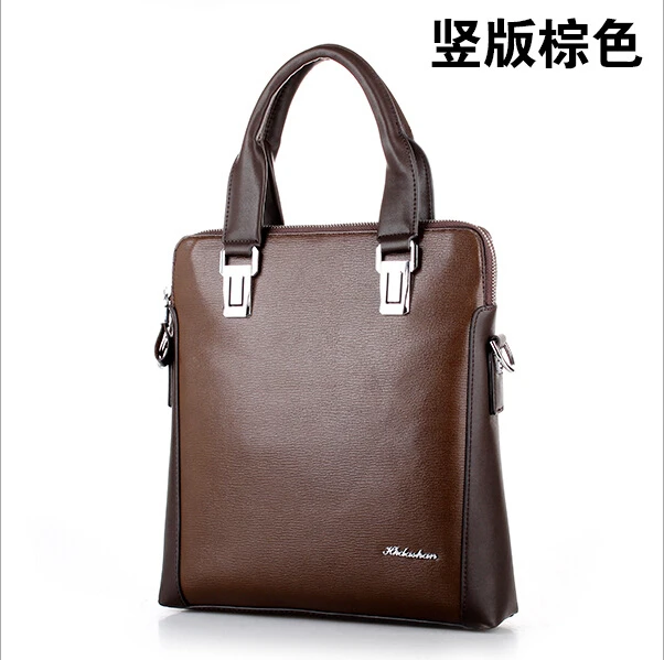 

HK dashan brand 2016 men's crossbody bags pu leather brown men's shoulder bags fashion business dress man handbags office