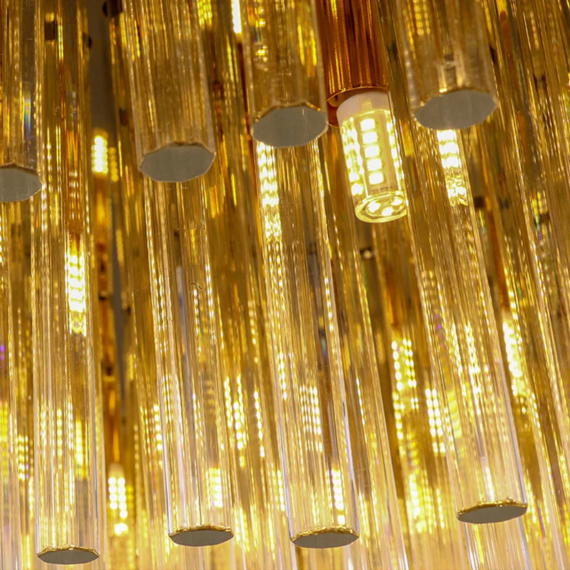 Led Современная Люстра Золотая Роскошная прозрачная Хрустальная лампа для внутреннего освещения k9 хрустальные люстры в зале в avize