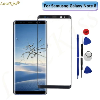 

High Quality Touch Panel Outer Glass For Samsung Galaxy Note 8 N950 6.3" Front Screen LCD Display Glass Cover Replacement Tools