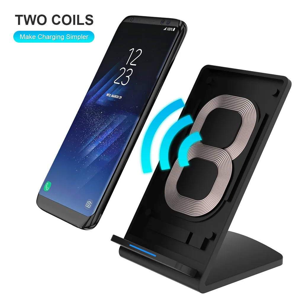 5V2A Smart IC Fast Wireless Charger for Samsung Galaxy