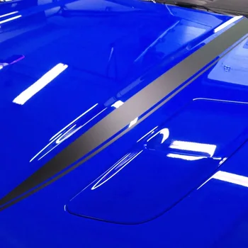 

car drcor durable reliable Stripe Sticker vehicle Hood Spear Decals 2pcs Set 2015-2017 Ford Mustang high quality