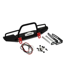 RC Crawler Metal Steel Front Bumper for Traxxas TRX-4 TRX4 Axial SCX10 1/10 RC Crawler Car RC Crawler Metal Steel Front Bumper for Traxxas TRX-4 TRX4 Axial SCX10 1/10 RC Crawler Car