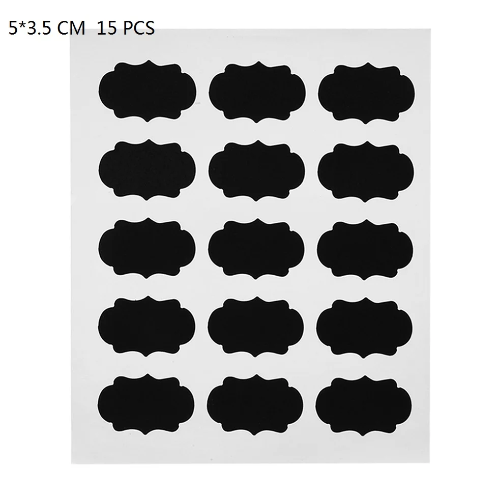 15/36/50/75 шт. Стикеры s доска Стикеры этикетка органайзер для стикеров Кухня доске Craft Mark многофункциональный Роман канцелярских принадлежностей - Цвет: 15pcs