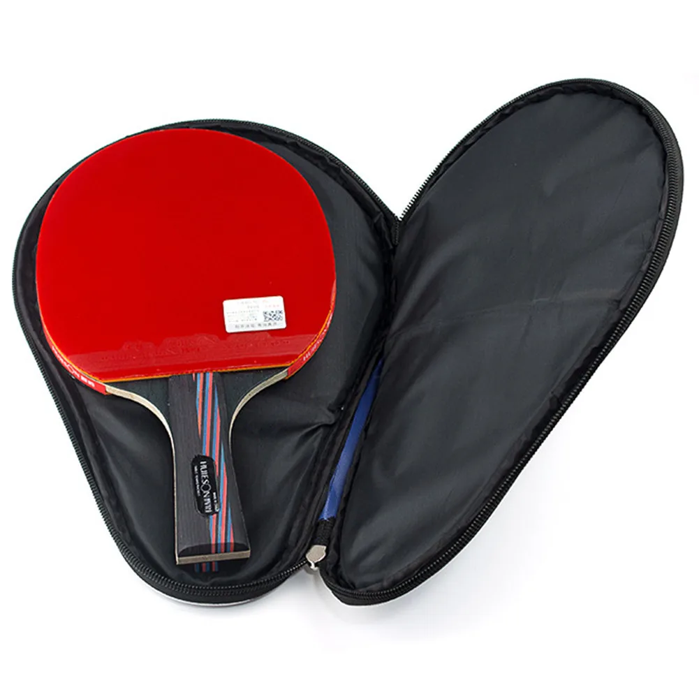 Table Tennis Racket Case  Pong Paddle Bat Bag Cover Ball Pouch 2 Colors 