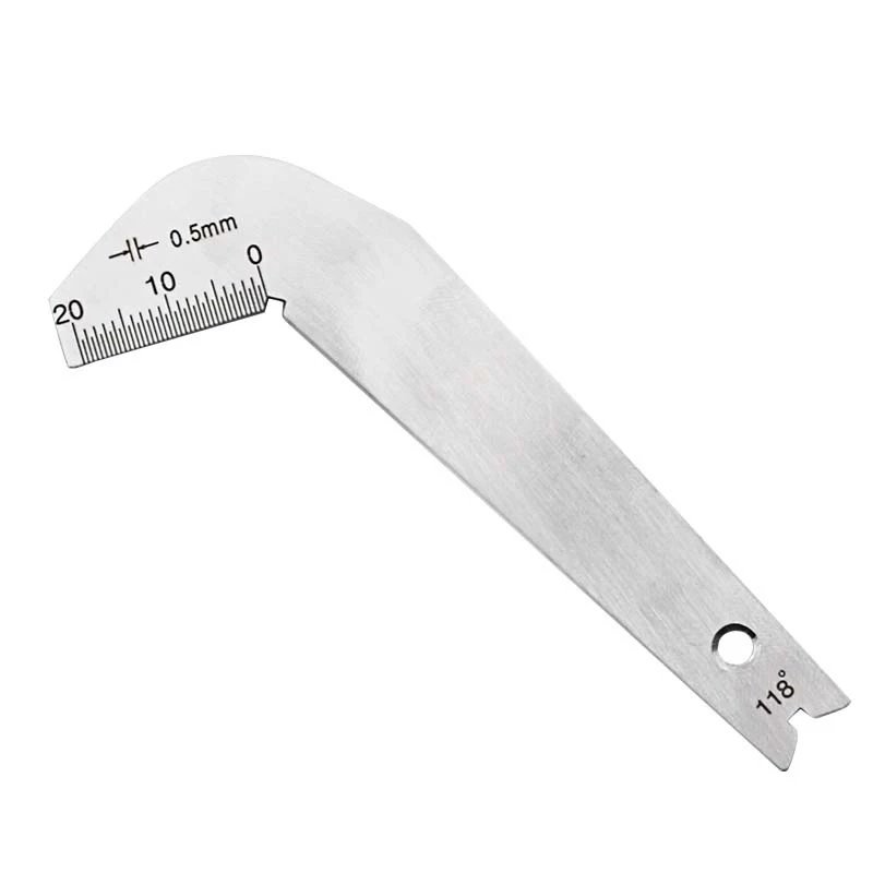 Details about 118 Degree Twist Drill Bits Angle Gage Grinding Center