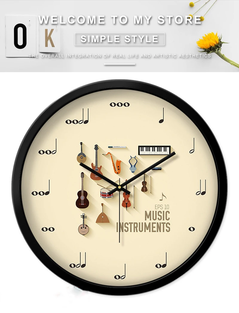 3d clock wall clock home (1)