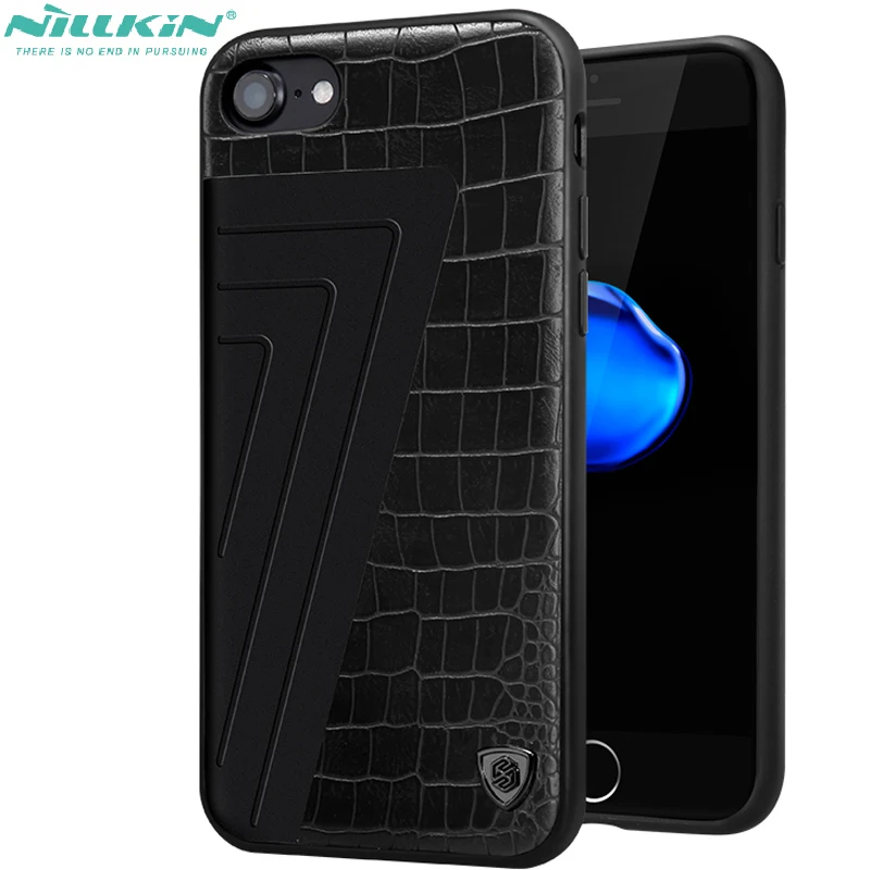 

For Iphone7 Cover Nillkin Hybrid Fashion leather + metal Protect Case For Iphone 7 / 7 Plus
