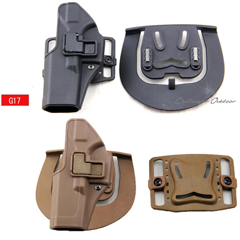 Tactical Left Hand Pistol Holster Military Concealment Waist Belt Loop