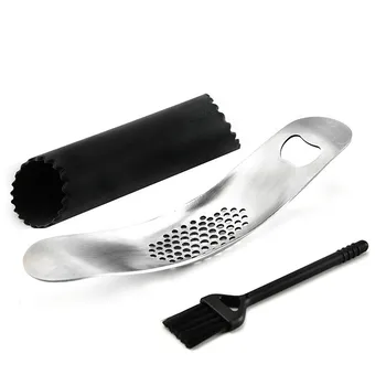 

Stainless steel hand garlic press swing garlic press garlic masher multifunctional