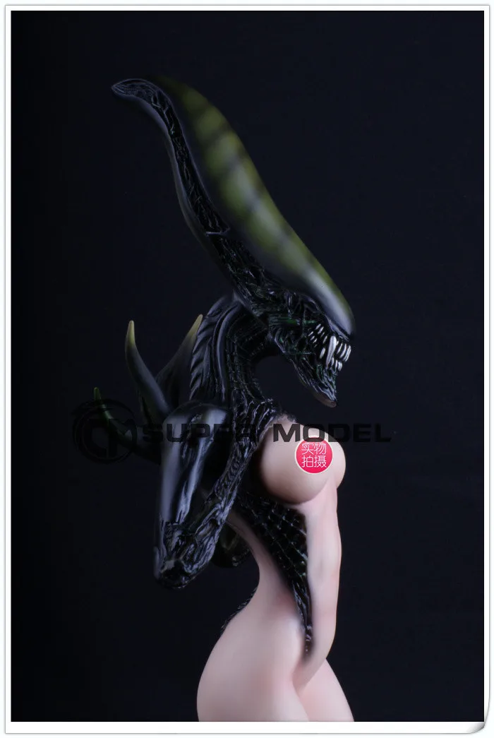 1" PREDALIEN Alien Predator vs Alien queen сексуальная фигура окрашенная статуя из смолы AVP модель коллекционные вещи лучшее качество