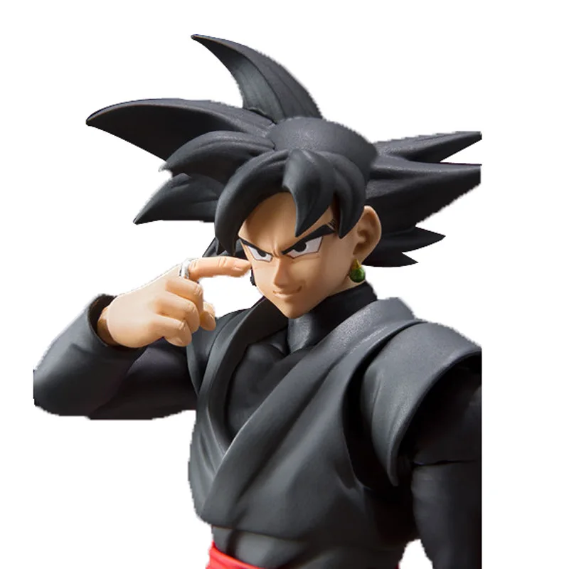 14 см SHF Dragon Ball Super Saiyan Rose Black Goku Zamasu ПВХ фигурка Коллекционная модель игрушки для