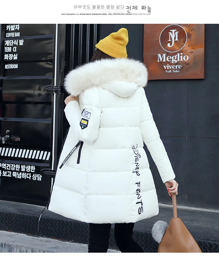 Women Parkas Long Coats Army Green Overcoat Female Winter Hooded Cotton Coats Woman Jackets 2018 New Clothing LZ975 (19)