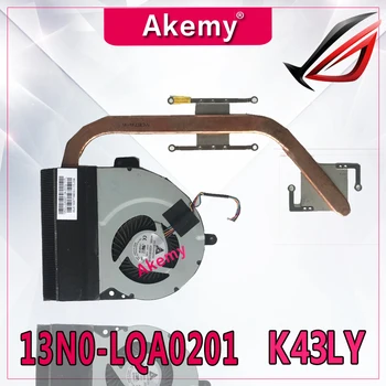 

Akemy Original For Asus K43LY Laptop CPU GPU Cooling Heatsink FAN 13N0-LQA0201 100% Tested Fast Ship