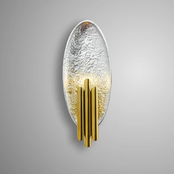 

Nordic Postmodern Creative Stainless Steel Wall Light Passage Corridor Stair Gallery Living Room Bedside Wall Lamp