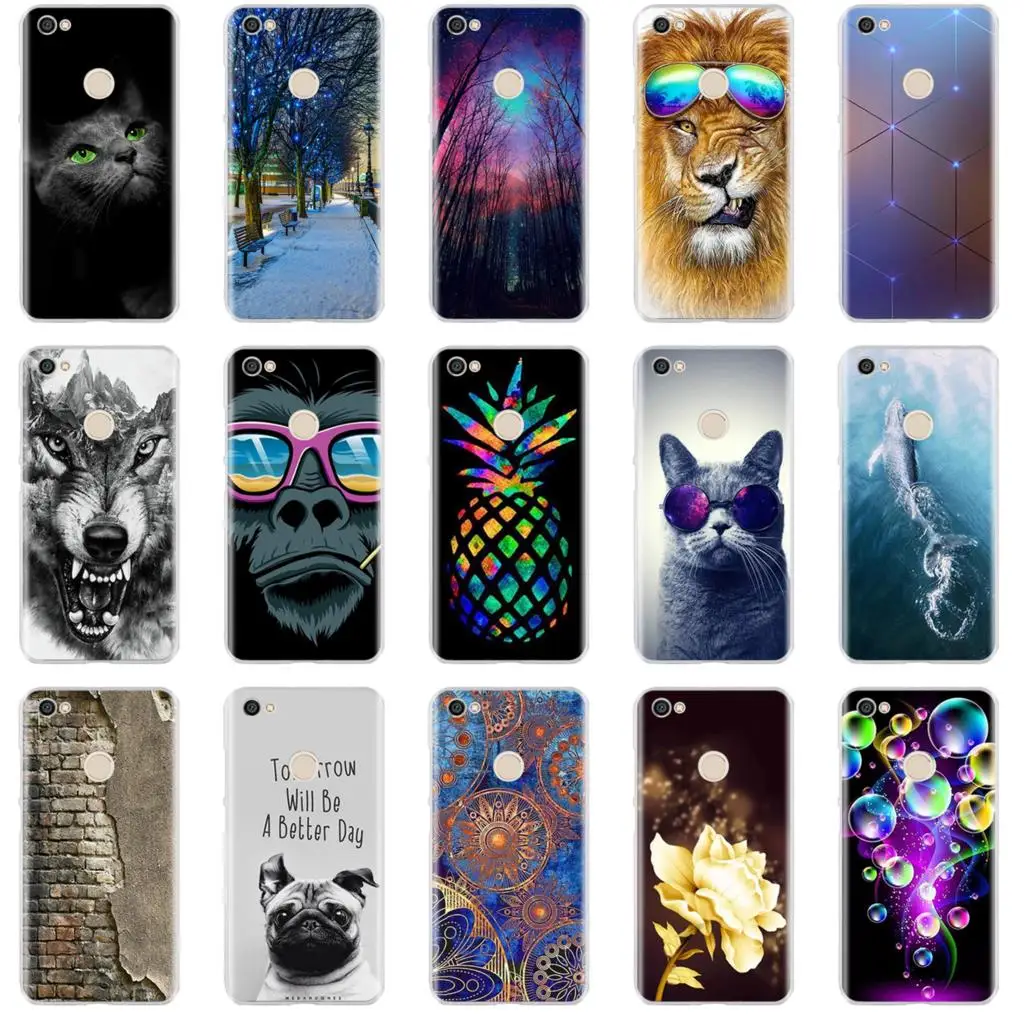 

For Xiaomi Redmi Note 5A Prime Case Cover Soft Silicone TPU For Redmi Note 5A Prime Cases 3D For Xiaomi Redmi Note 5A Prime Bags