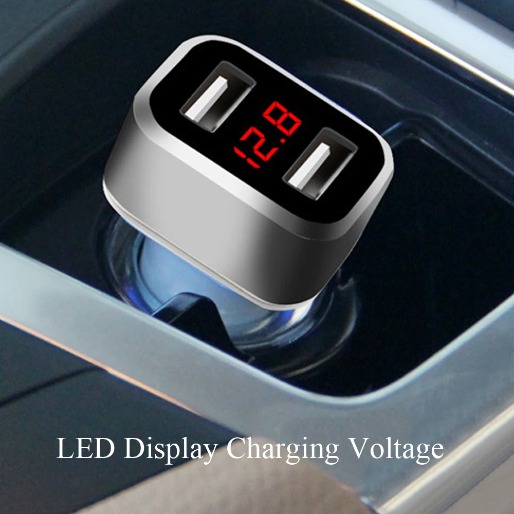 Powstro-5V-3-1A-Dual-USB-Car-Charger-Digital-Display-Voltage-Current-Mobile-Charger-Adapter-DC