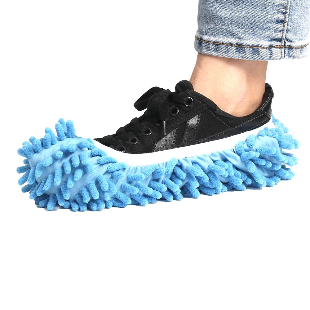 Чистящее средство для ног, швабра-туфля, тапочки, покрытие для пыли, удобные практичные аксессуары для дома, чистящие средства